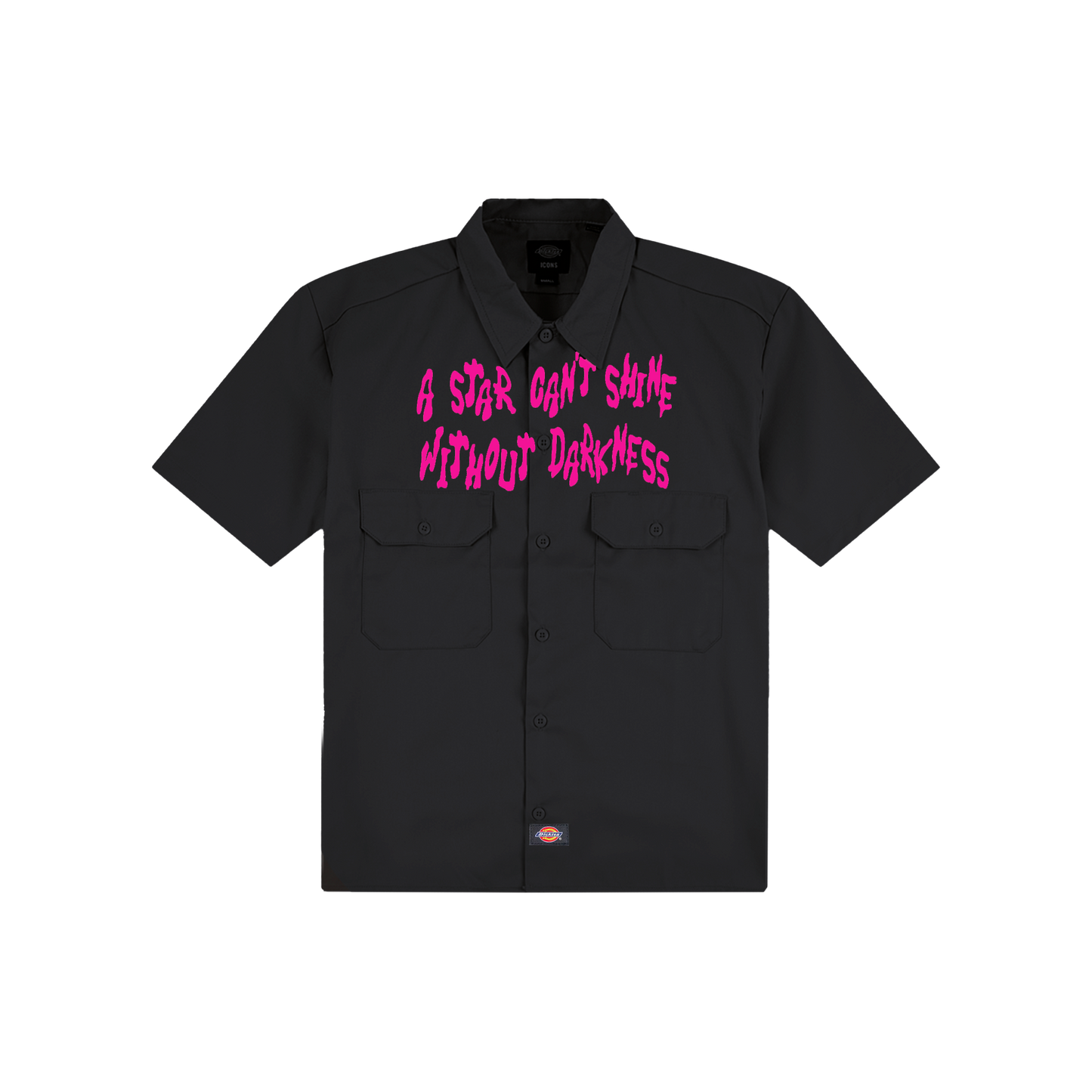 RX DICKIES WORK SHIRT - BLACK
