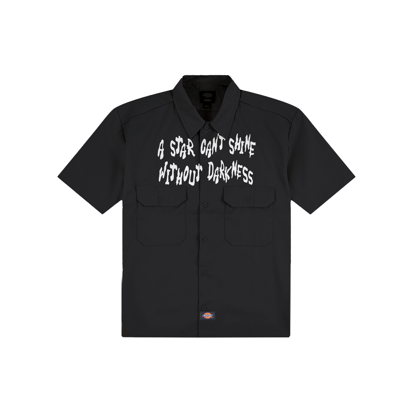 RX DICKIES WORK SHIRT - BLACK