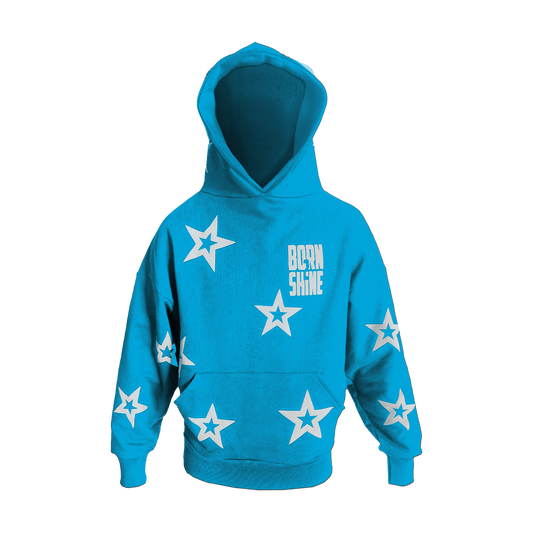 STAR HOODIE - SKY BLUE